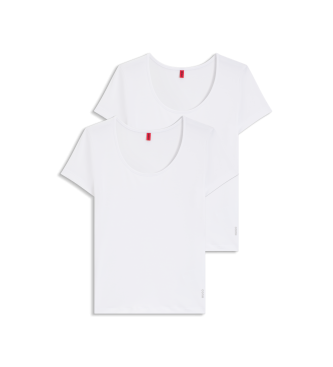 HUGO Set di 2 magliette bianche Twin