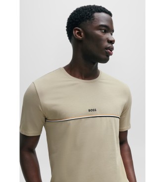 BOSS Camiseta Unique beige