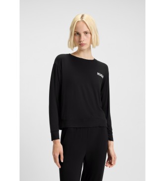 HUGO Maglia nera unita
