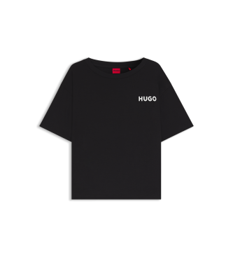 HUGO Maglia nera unita