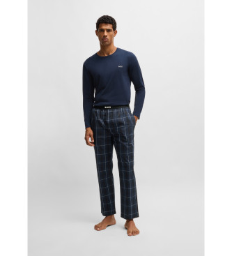 BOSS Pantaloni urbani blu scuro