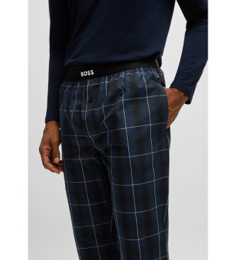 BOSS Pantaloni urbani blu scuro