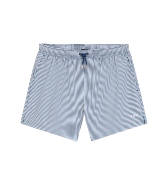 BOSS Maillot de bain Sirsaka tissu logo brod� bleu