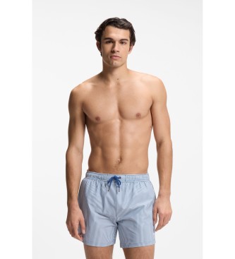 BOSS Maillot de bain Sirsaka tissu logo brod� bleu