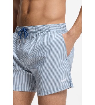 BOSS Maillot de bain Sirsaka tissu logo brod� bleu