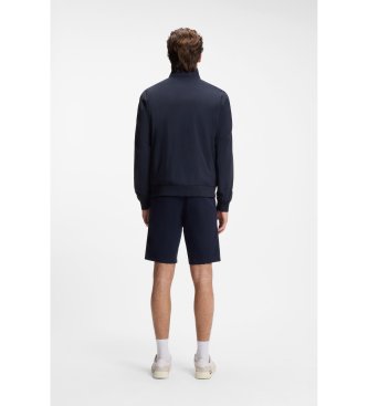 BOSS Chaqueta en softshell repelente al agua con mangas extraíbles marino