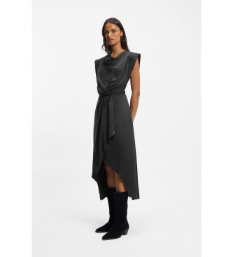 BOSS Dratty kjole mrkegr