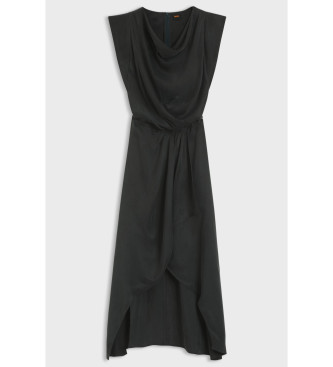 BOSS Vestido Dratty cinzento escuro