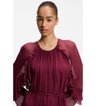 BOSS Dredia red dress