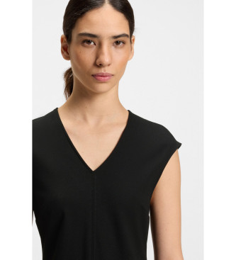 BOSS Vestido Duttina negro