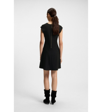 BOSS Vestido Duttina negro