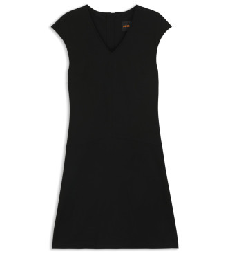 BOSS Vestido Duttina negro