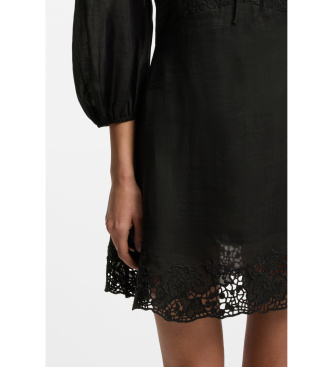 BOSS Evasé dress black