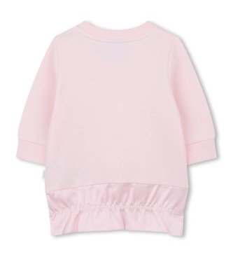 BOSS Obredna obleka roza