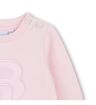 BOSS Obredna obleka roza