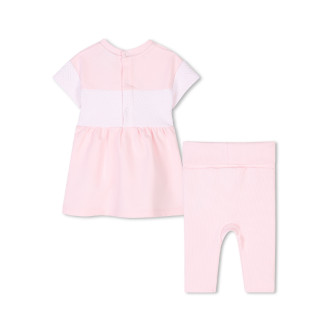 BOSS Pink dress and leggings set