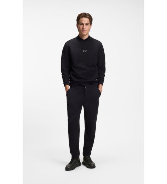BOSS Sneakers in pelle Vinston Runner nero