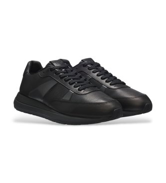 BOSS Sneakers in pelle Vinston Runner nero