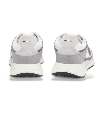 BOSS Vinston Leather Sneakers white, grey
