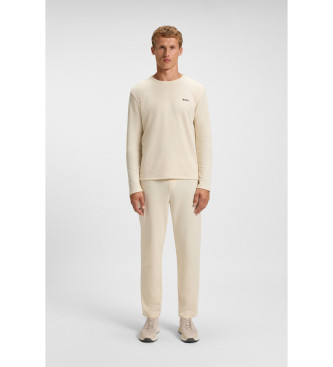 BOSS Pantalon gaufr beige