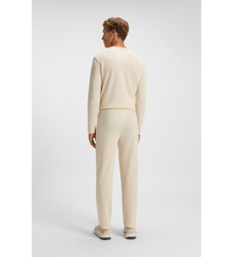 BOSS Pantalon gaufr beige