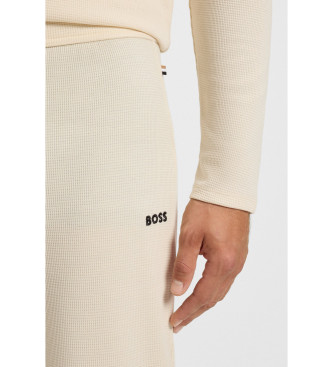 BOSS Pantalon gaufr beige