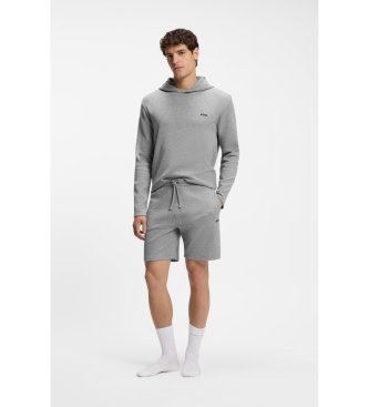 BOSS Shorts Waffle gris medio
