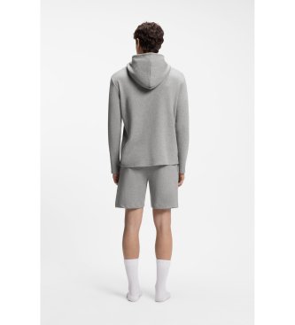 BOSS Shorts Waffle gris medio