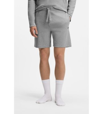 BOSS Shorts Waffle gris medio