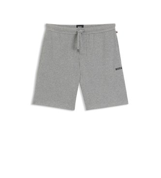 BOSS Shorts Waffle gris medio