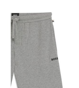 BOSS Shorts Waffle gris medio
