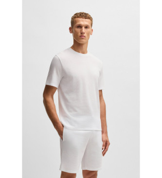 BOSS Maglietta bianca a nido d'ape