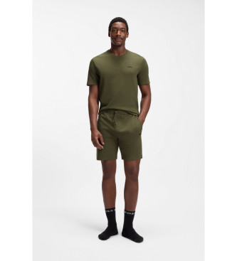 BOSS Maglietta verde a nido d'ape