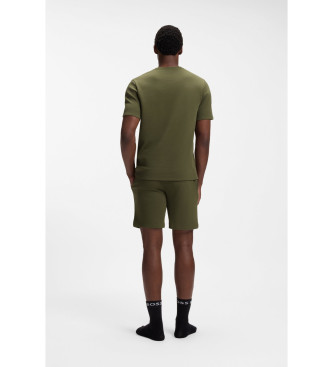 BOSS Maglietta verde a nido d'ape