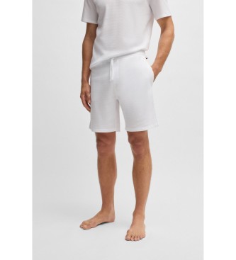 BOSS Short de pyjama en maille blanche