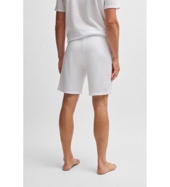 BOSS Short de pyjama en maille blanche