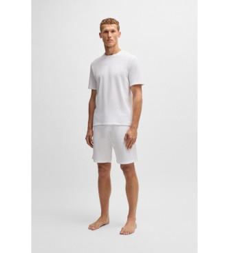 BOSS Short de pyjama en maille blanche