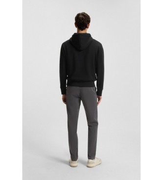 BOSS Hoodie Logo Oversize schwarz