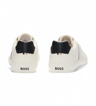 BOSS Aiden beige tofflor