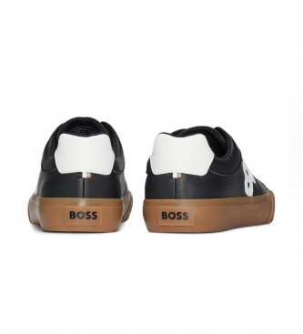 BOSS Aiden leather shoes black