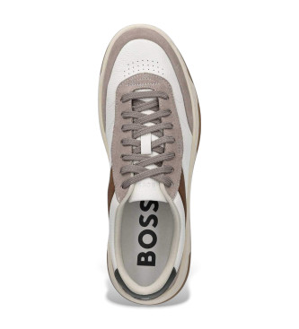 BOSS Sneakers in pelle beige Baltimore