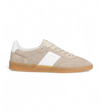 BOSS Scarpe da ginnastica in pelle Brandon beige