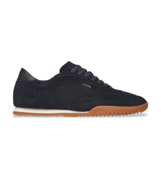 BOSS Sneakers in pelle blu navy Careton