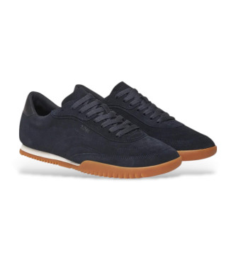BOSS Sneakers in pelle blu navy Careton