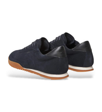 BOSS Sneakers in pelle blu navy Careton