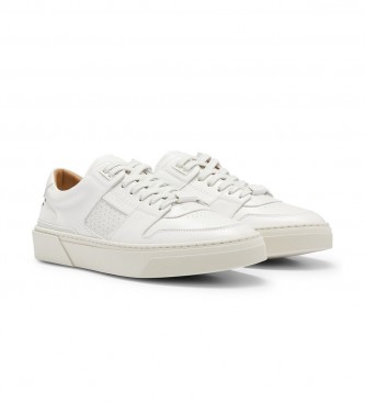 BOSS Gary Leather Sneakers white