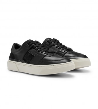 BOSS Gary Leather Sneakers black