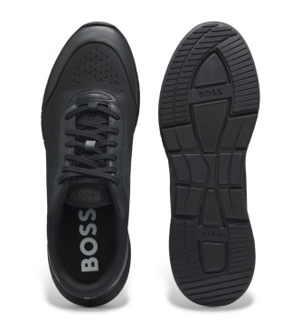 BOSS Gary Leather Sneakers black