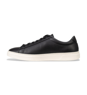 BOSS Sneakers in pelle martellata nera