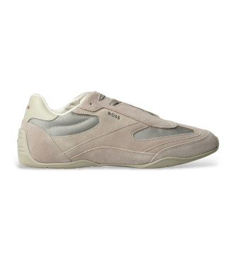 BOSS Sneakers in pelle beige Jaylen